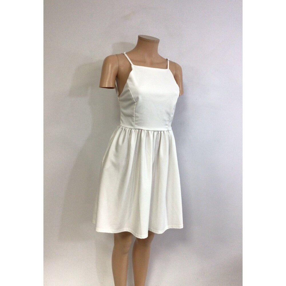 Classic White Dress A Line Womens Small